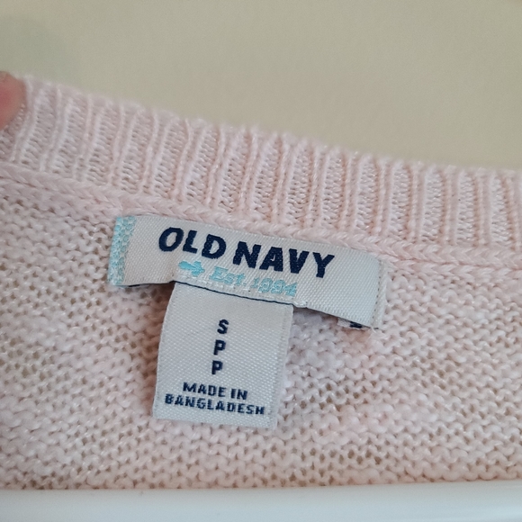 Old Navy Light Pink Knitted Sweater - Picture 4 of 4